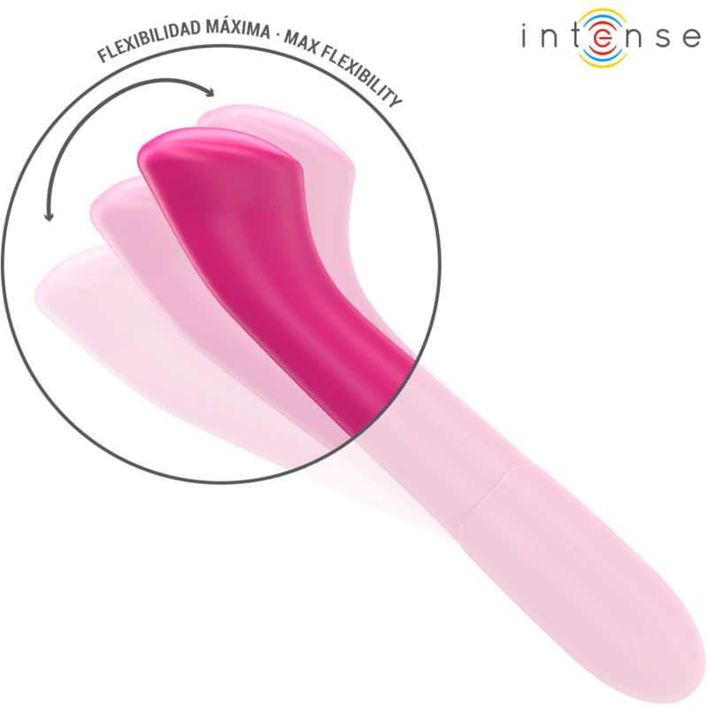 Vibromasseur Flexible Silicone Médical 19Cm