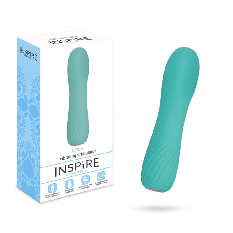 Vibromasseur Flexible Silicone Rechargeable Turquoise