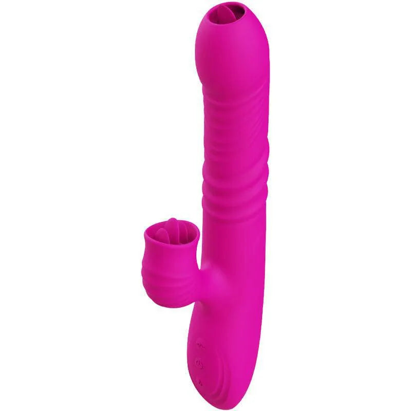 Vibromasseur Fuchsia Silicone Chauffant Armony