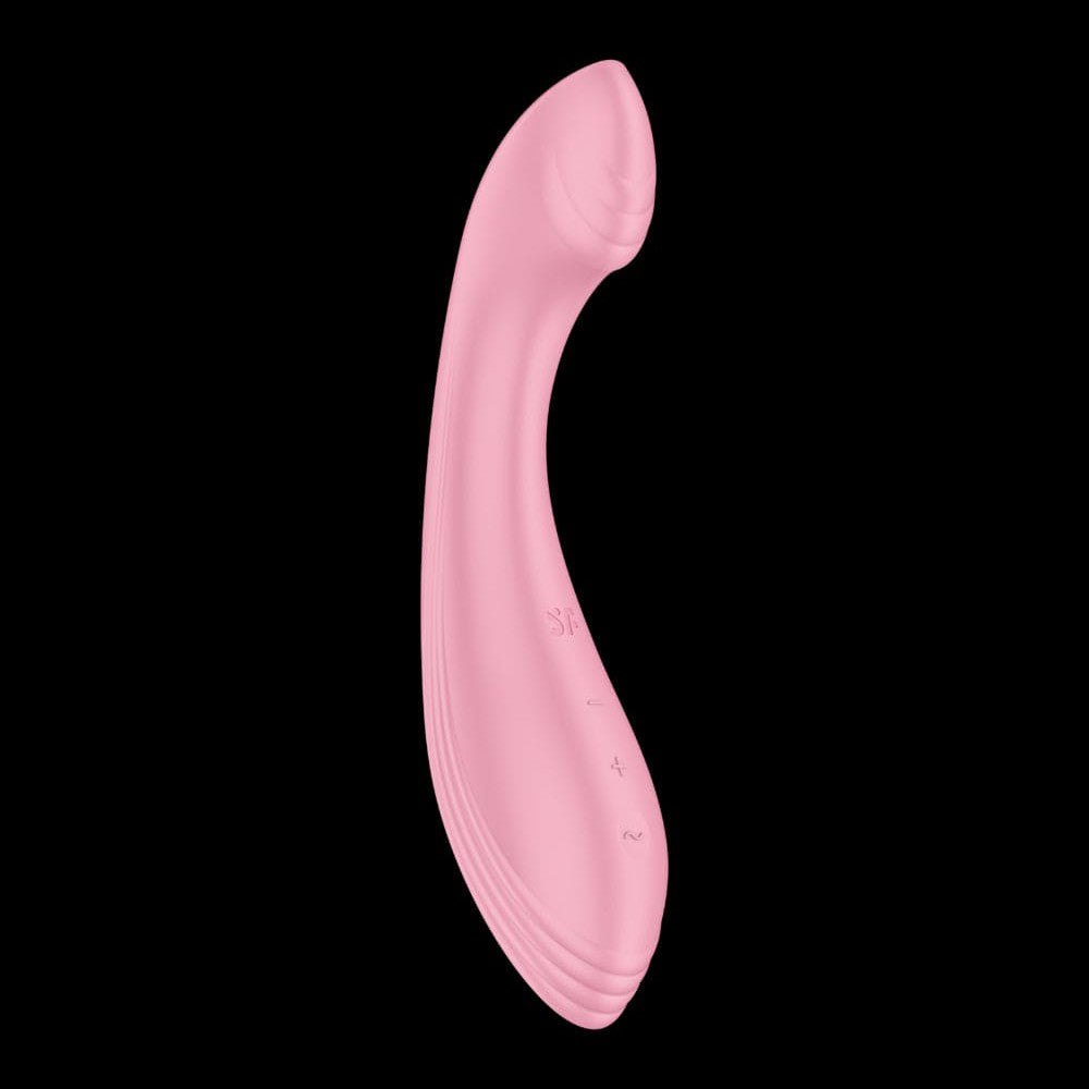 Vibromasseur G spot rose, vibrations fortes G-Force Satisfyer - CC597835