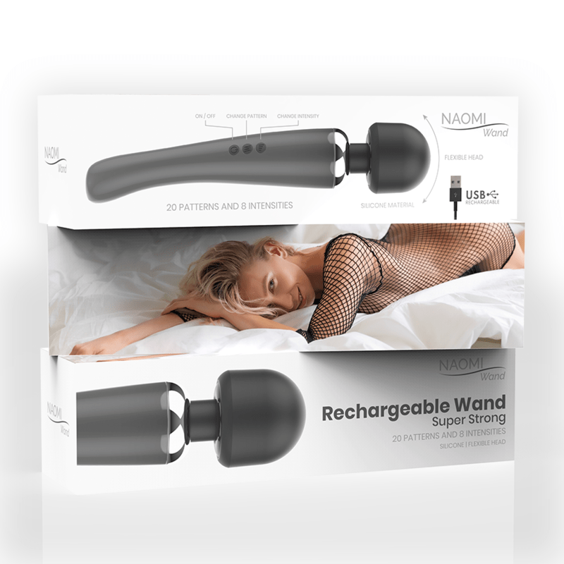 Vibromasseur Gris Anthracite Puissant Silicone