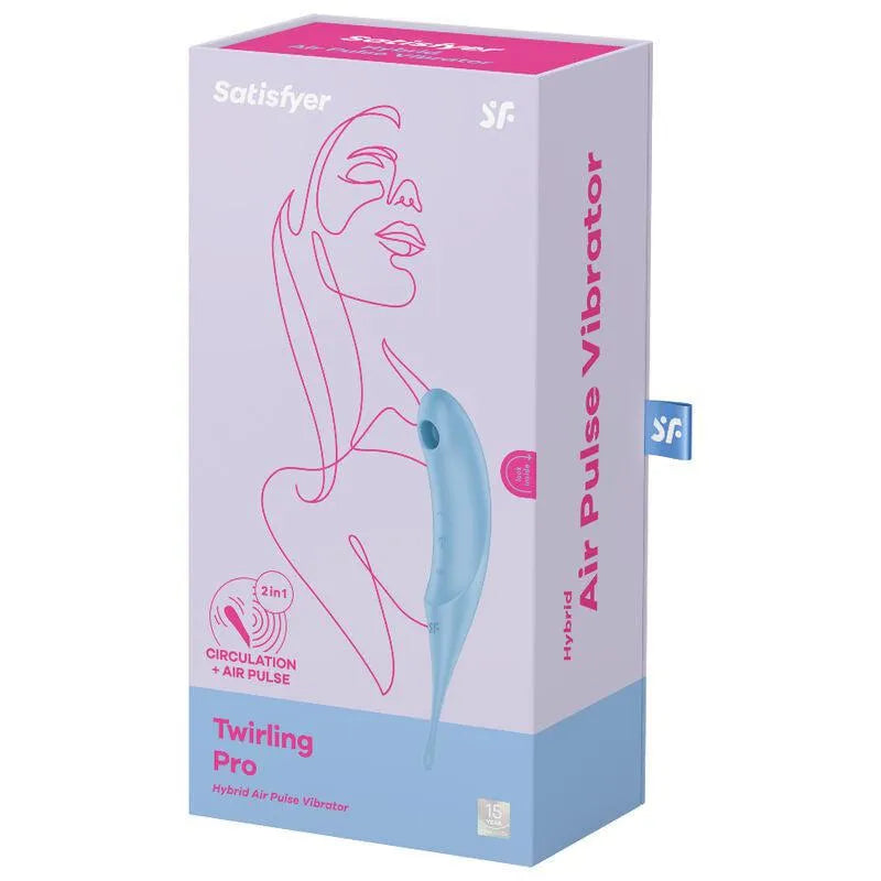 Vibromasseur Hybride Silicone Étanche Air-Pulse