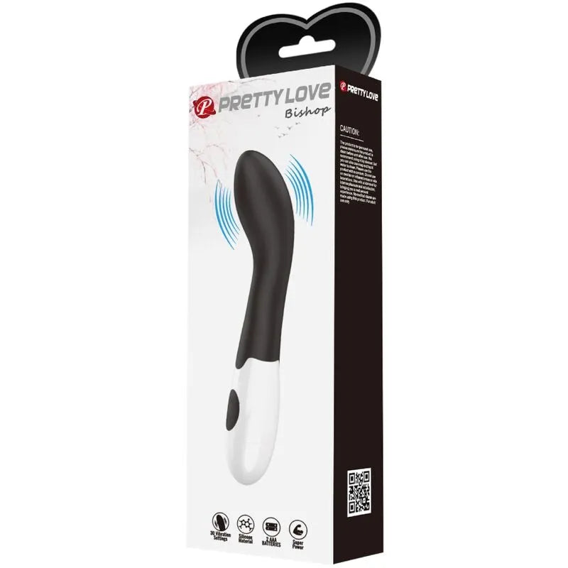 Vibromasseur Incurvé Point G Silicone Noir