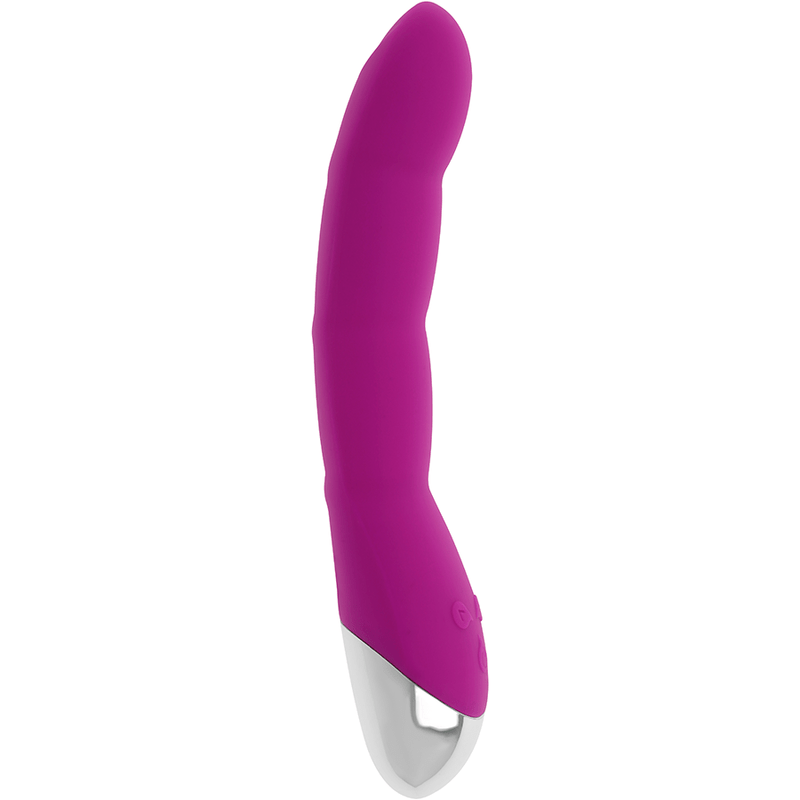 Vibromasseur Incurvé Silicone Rechargeable Lilas