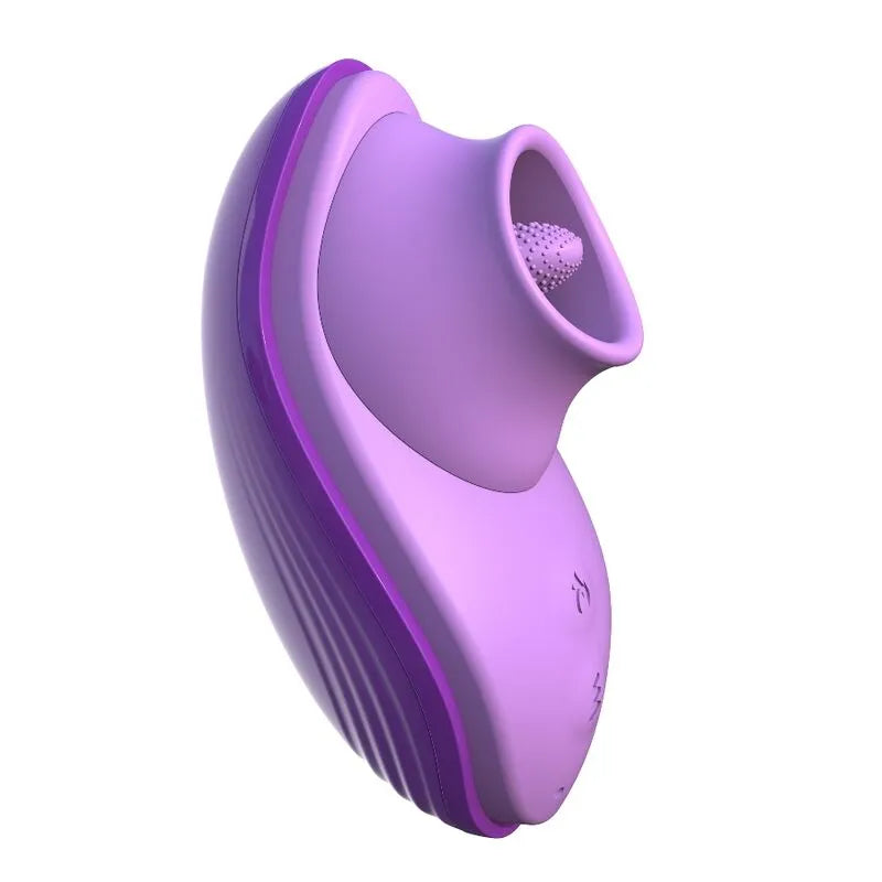 Vibromasseur Langue Chauffante En Silicone Rechargeable