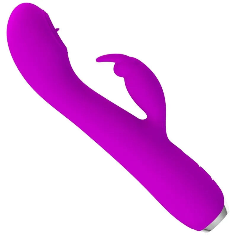 Vibromasseur Langue Silicone Violet Rechargeable