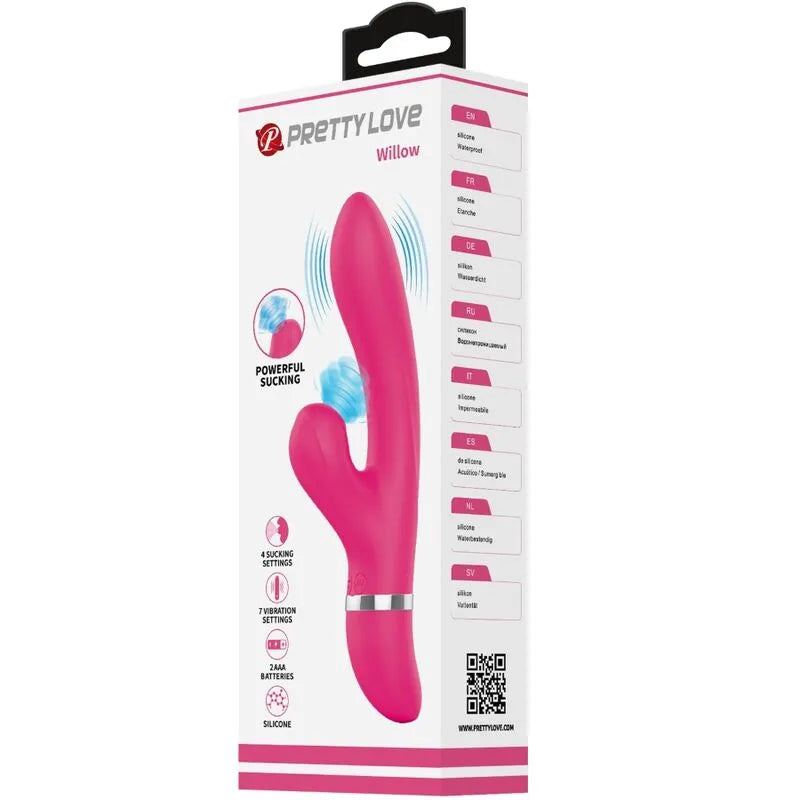 Vibromasseur Lapin À Aspiration Clitoridienne Magenta