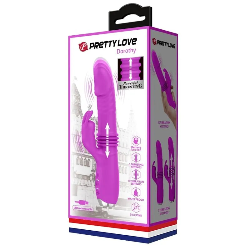 Vibromasseur Lapin Débutant Silicone Violet