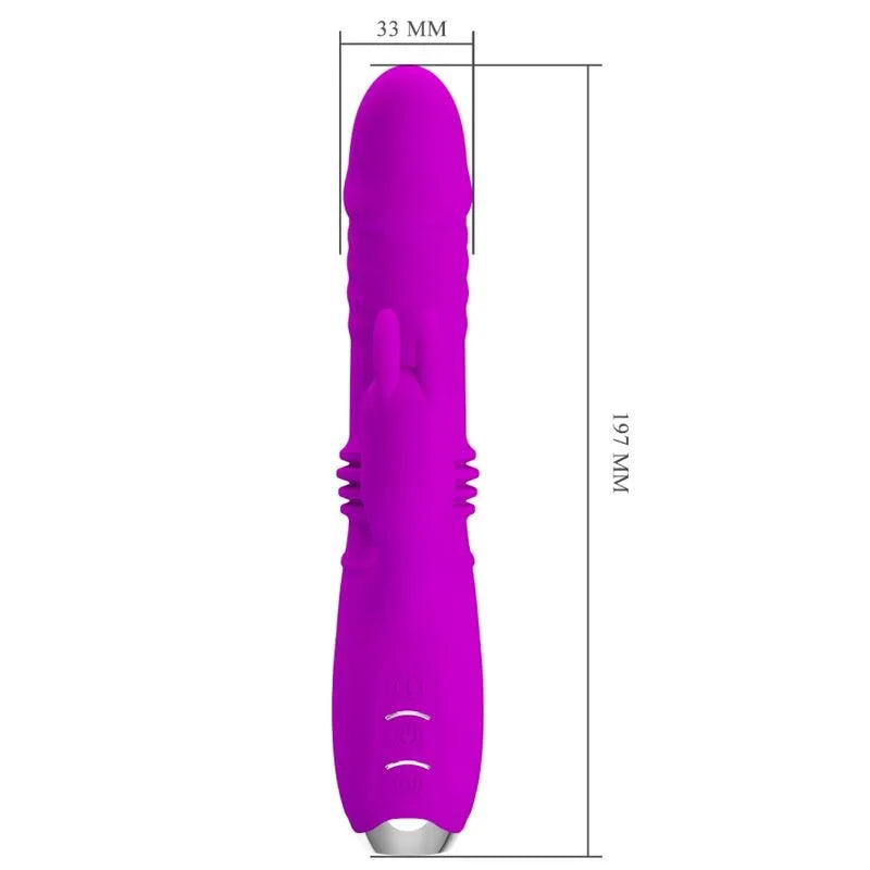 Vibromasseur Lapin Débutant Silicone Violet