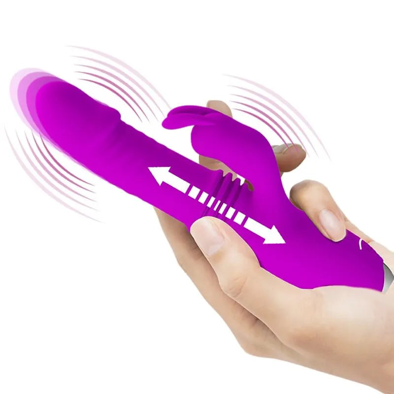 Vibromasseur Lapin Débutant Silicone Violet