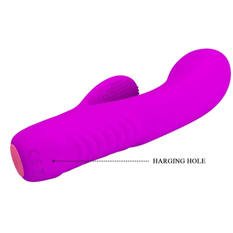 Vibromasseur Lapin Flexible Rechargeable Silicone Violet