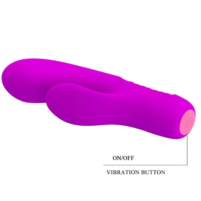 Vibromasseur Lapin Flexible Rechargeable Silicone Violet