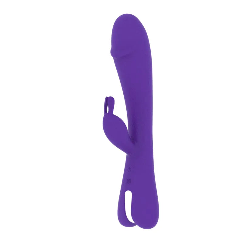 Vibromasseur Lapin Silicone Lila Waterproof