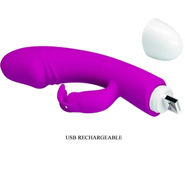 Vibromasseur Lapin Silicone Rechargeable Pour Débutants