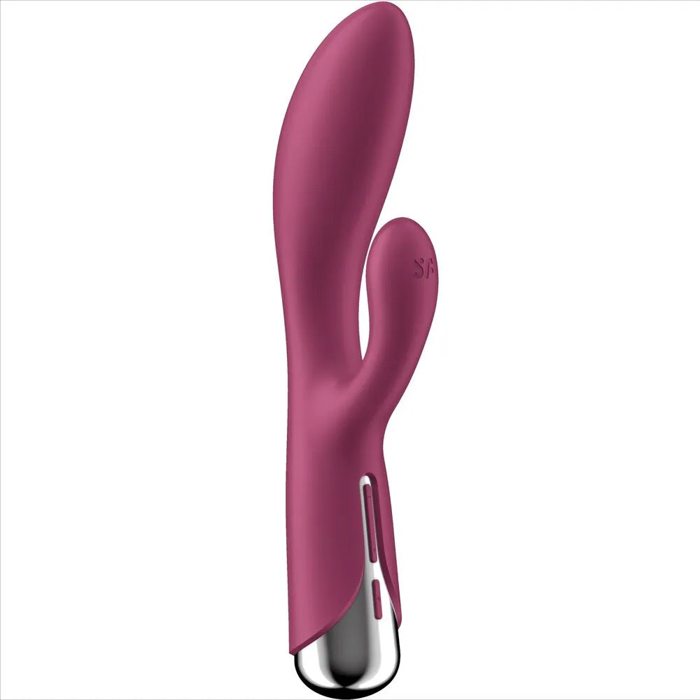 Vibromasseur Lapin Silicone Étanche Rotation Vibrations