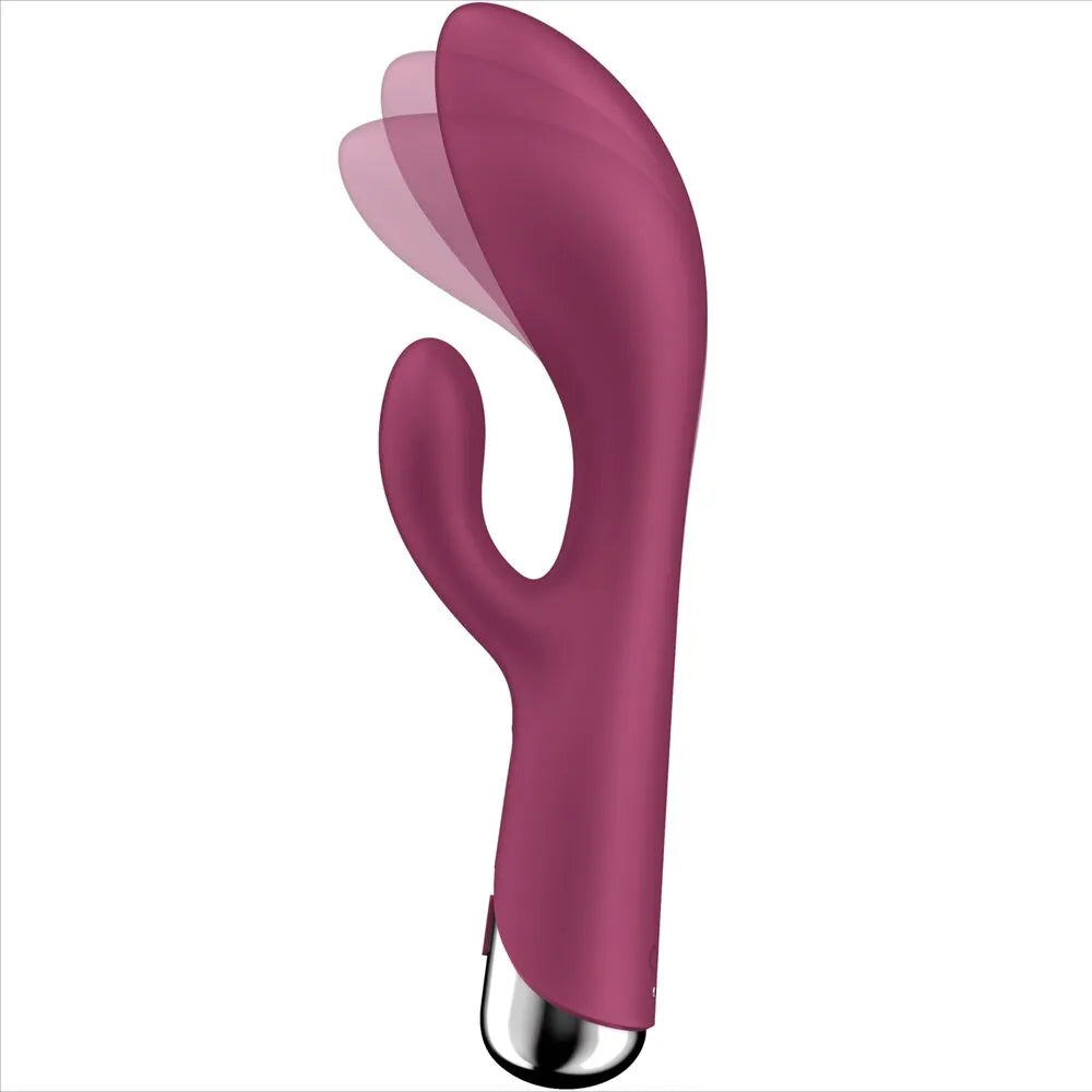 Vibromasseur Lapin Silicone Étanche Rotation Vibrations