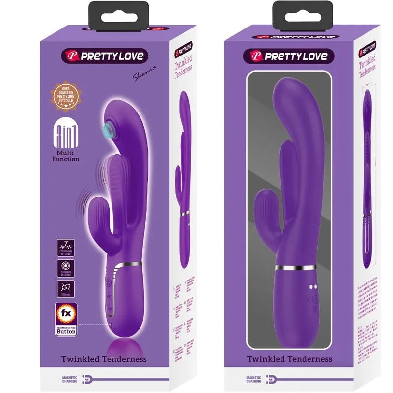 Vibromasseur Lapin Silicone Velours Couples