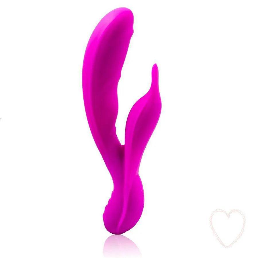 Vibromasseur Lilas Silicone Étanche Rechargeable