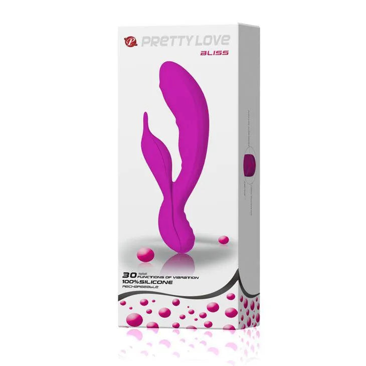 Vibromasseur Lilas Silicone Étanche Rechargeable