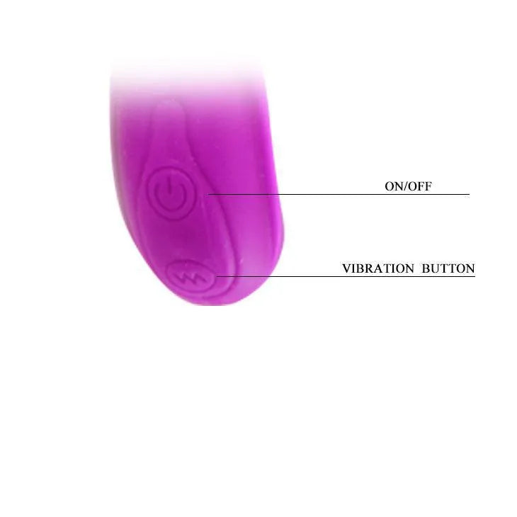 Vibromasseur Lilas Silicone Étanche Rechargeable