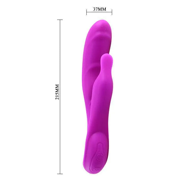 Vibromasseur Lilas Silicone Étanche Rechargeable