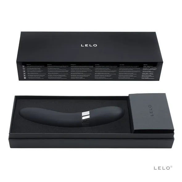 Vibromasseur Luxe Silicone Médical Noir Lelo Elise