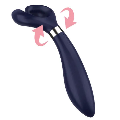 Vibromasseur Multifonction Silicone Étanche Couples