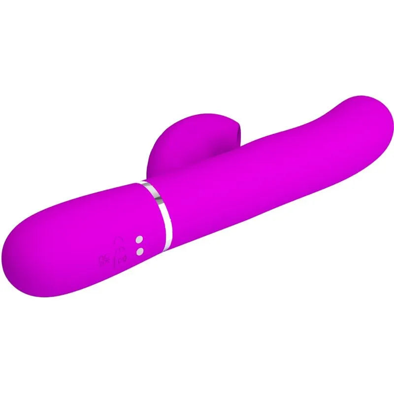 Vibromasseur Multifonction Étanche Silicone Violet