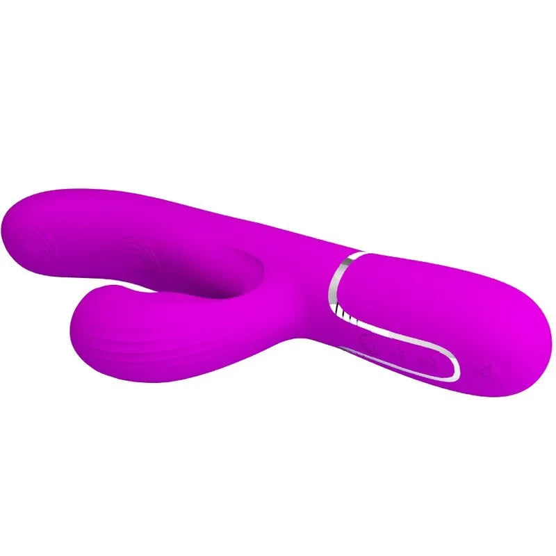 Vibromasseur Multifonction Étanche Silicone Violet