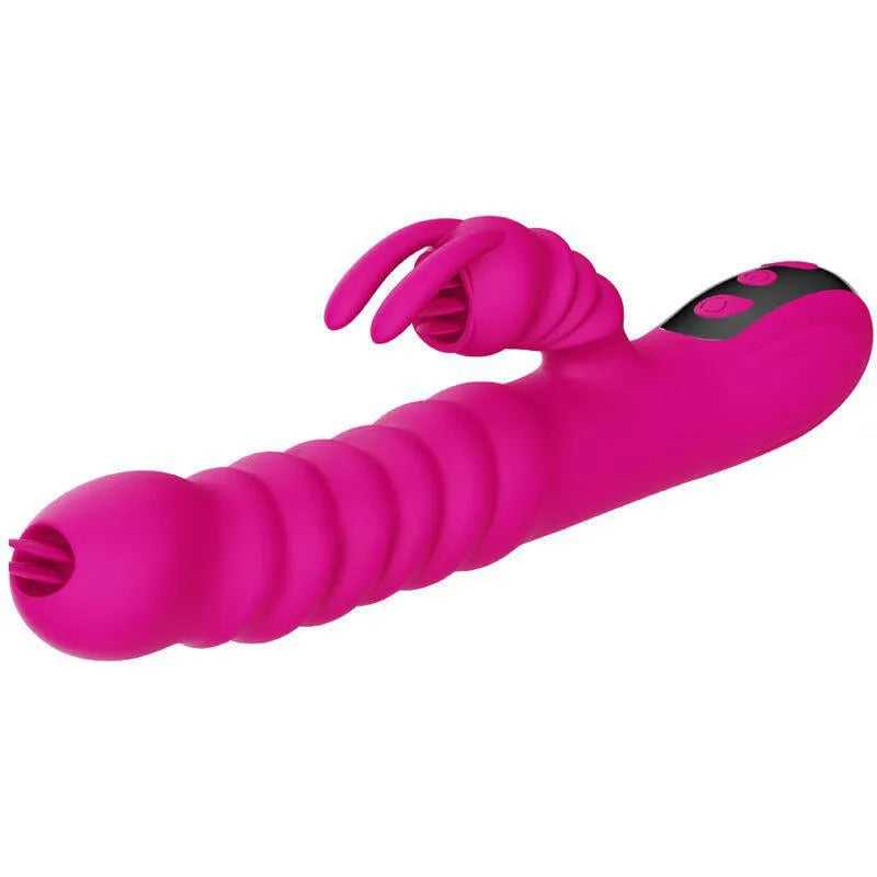 Vibromasseur Multifonction Violet En Silicone Armony