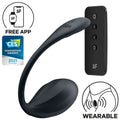 Vibromasseur Noir Portable Bluetooth Silicone