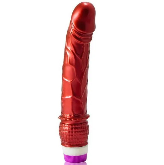 Vibromasseur Pénis Vibrant En Gélatine Rouge