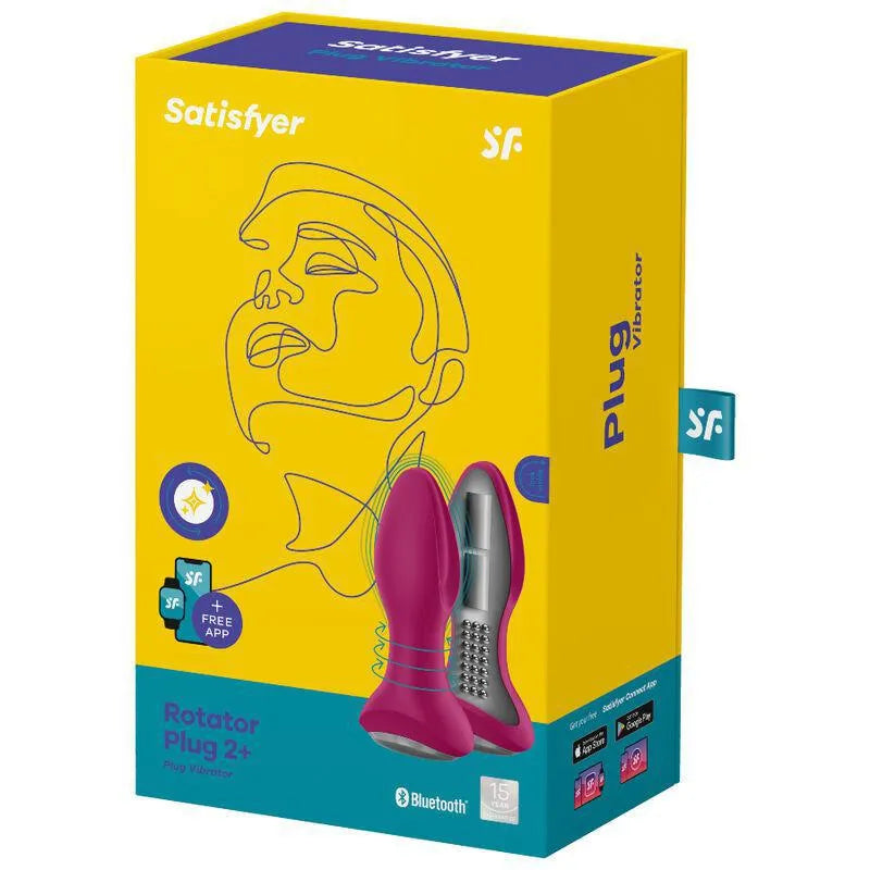 Vibromasseur Plug Anal Rotatif Silicone Unisexe