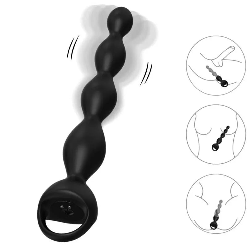 Vibromasseur Plug Anal Silicone Premium Étanche