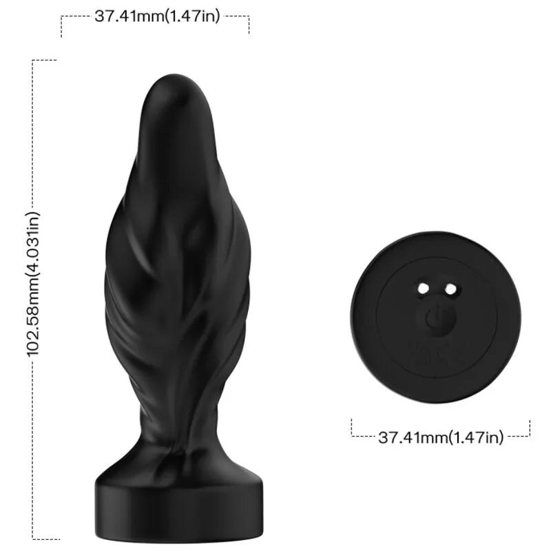 Vibromasseur Plug Anal Silicone Premium Waterproof