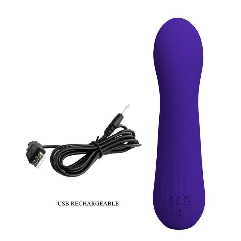 Vibromasseur Point G En Silicone Violet