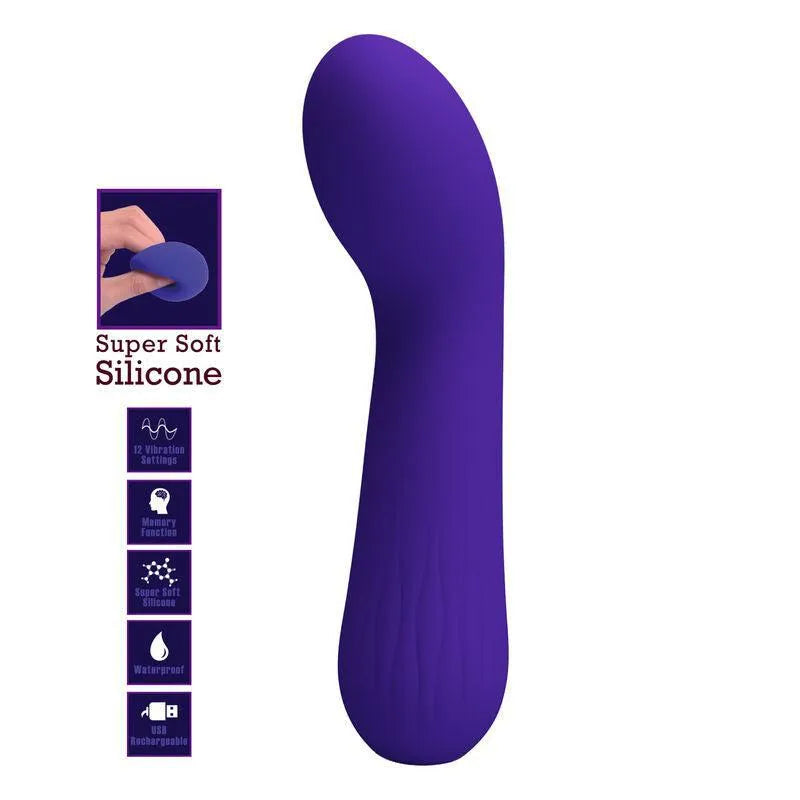 Vibromasseur Point G En Silicone Violet