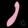 Vibromasseur Point G Silicone Rose Étanche