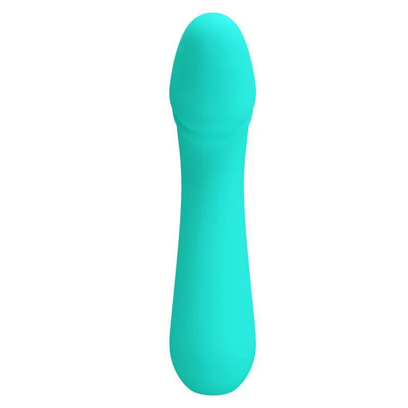 Vibromasseur Point G Silicone Vert Aqua