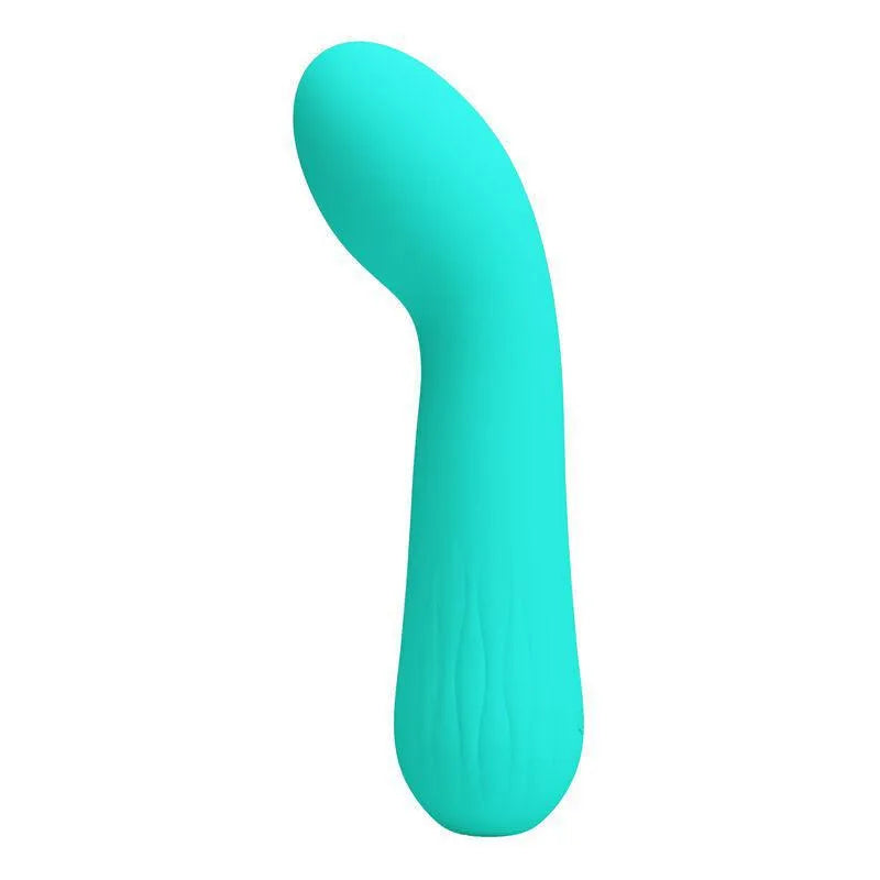 Vibromasseur Point G Silicone Vert Aqua