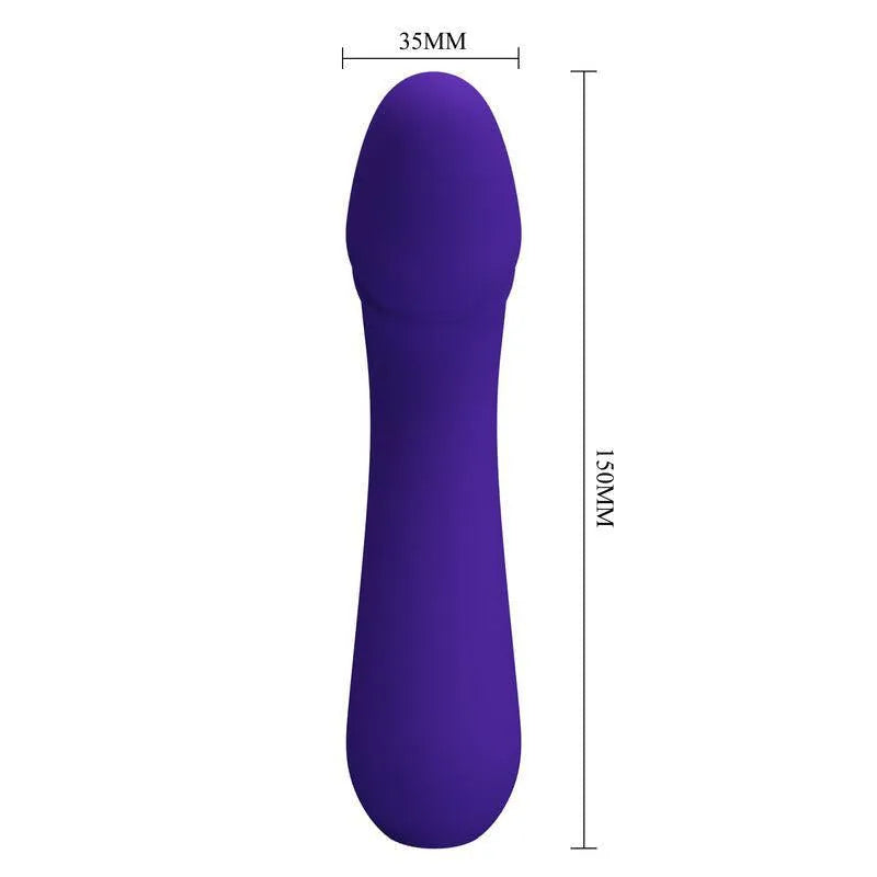 Vibromasseur Point G Silicone Violet Rechargeable