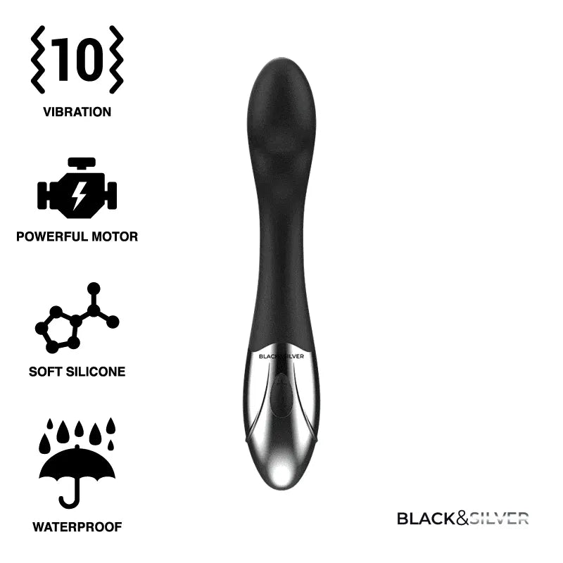 Vibromasseur Puissant Silicone Hypoallergénique Rechargeable