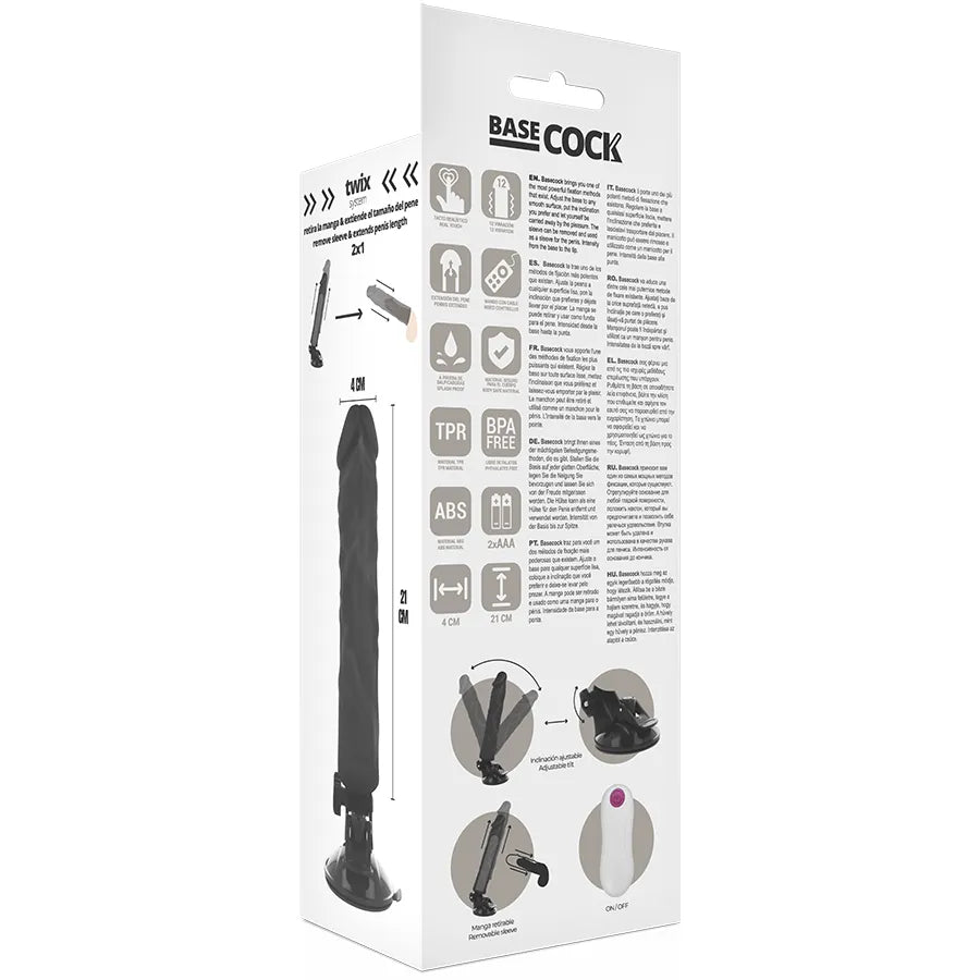 Vibromasseur Réaliste Américain Flexible Avec Télécommande