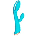 Vibromasseur Rabbit Bleu Chauffant 9 Modes
