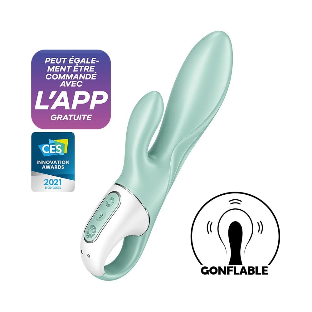 Vibromasseur rabbit gonflant connecté, USB Air Pump Bunny 5+ Satisfyer - CC597801