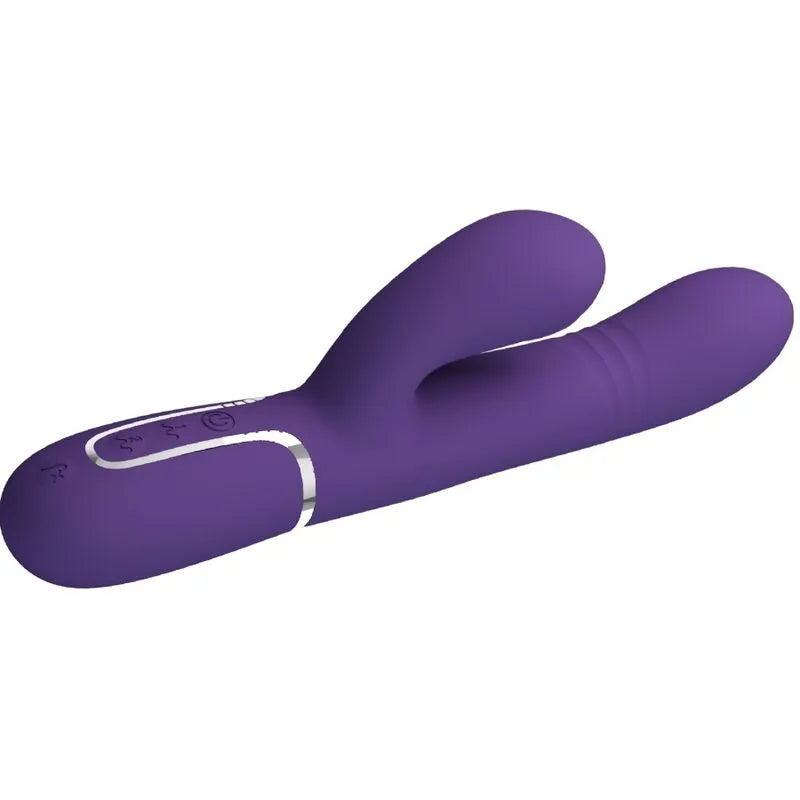 Vibromasseur Rabbit Multifonction Silicone Violet