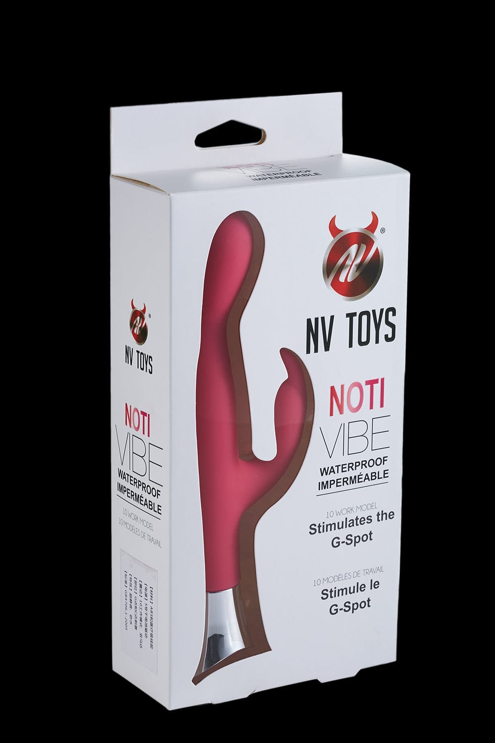 Vibromasseur rabbit rose NOTI - WS-NV014B