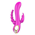 Vibromasseur Rabbit Rose Triple Stimulation