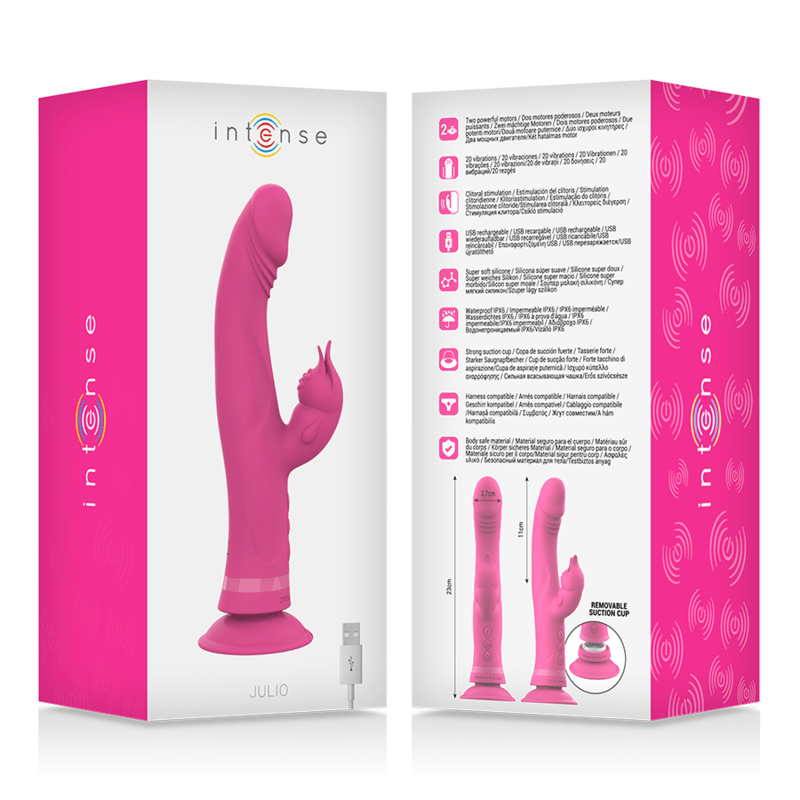 Vibromasseur Rabbit Silicone Étanche Rechargeable