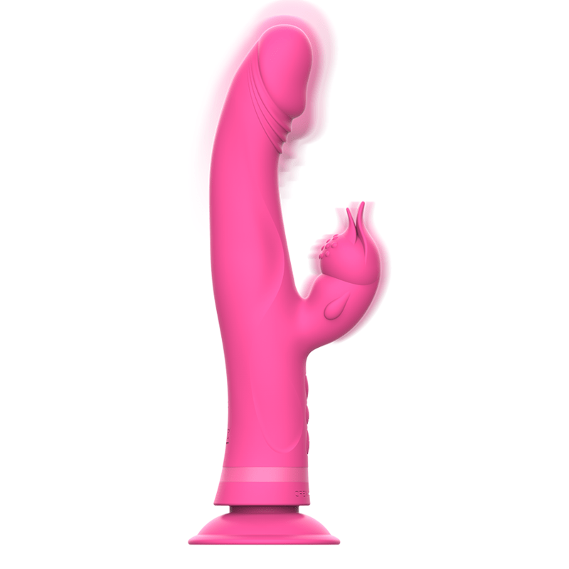 Vibromasseur Rabbit Silicone Étanche Rechargeable